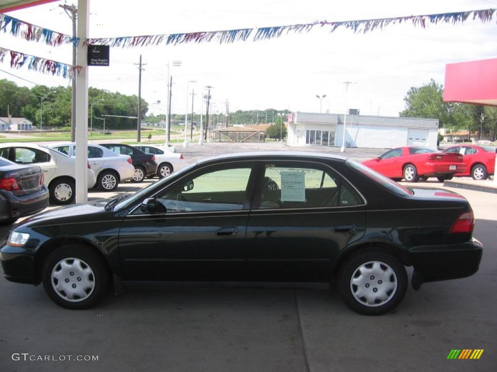 1998 Accord LX Sedan - Dark Emerald Pearl / Quartz photo #1