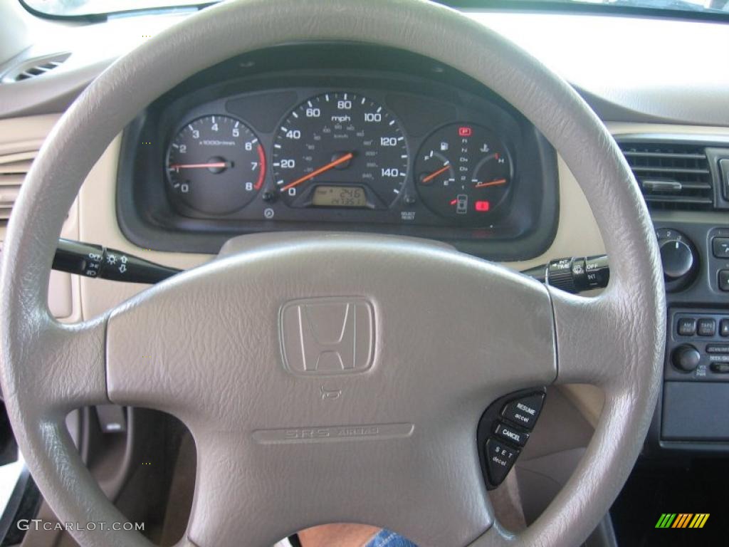 1998 Accord LX Sedan - Dark Emerald Pearl / Quartz photo #8