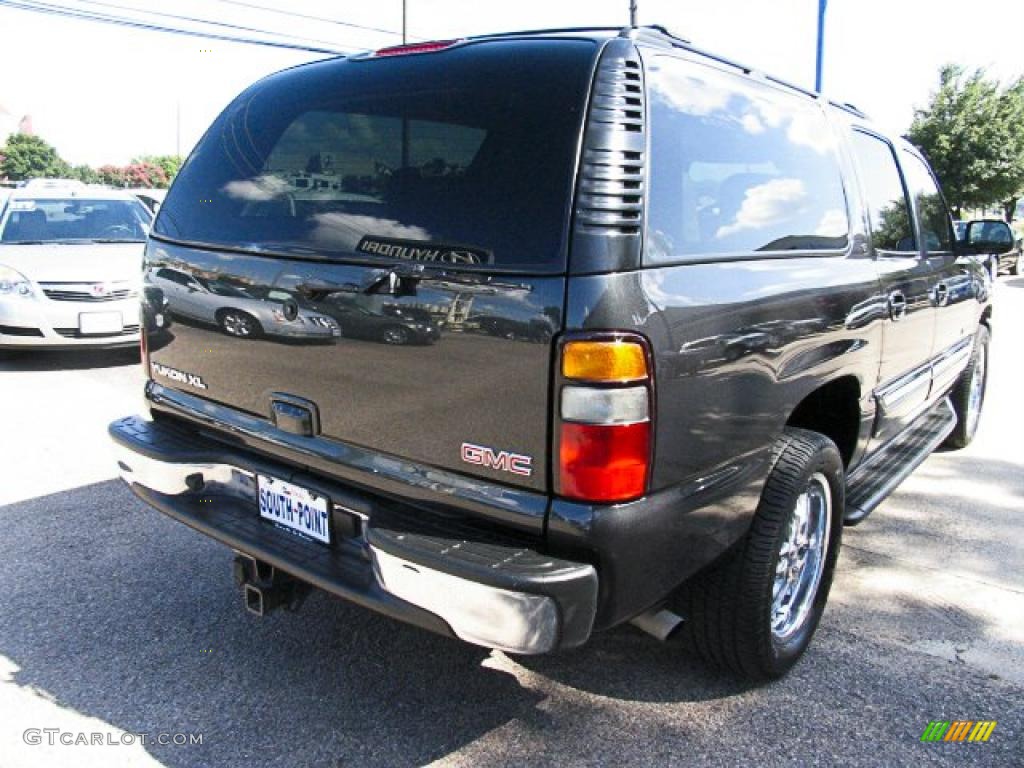 2004 Yukon XL 1500 SLT - Carbon Metallic / Neutral/Shale photo #3