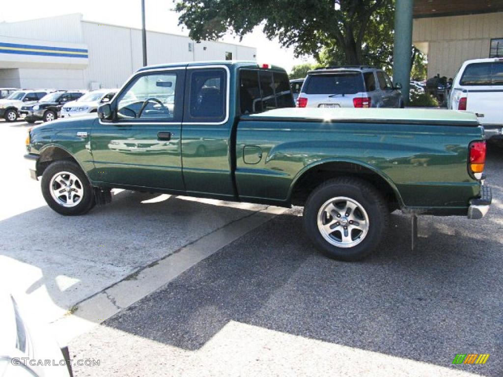 2000 B-Series Truck B3000 SE Extended Cab - Amazon Green Metallic / Tan photo #2