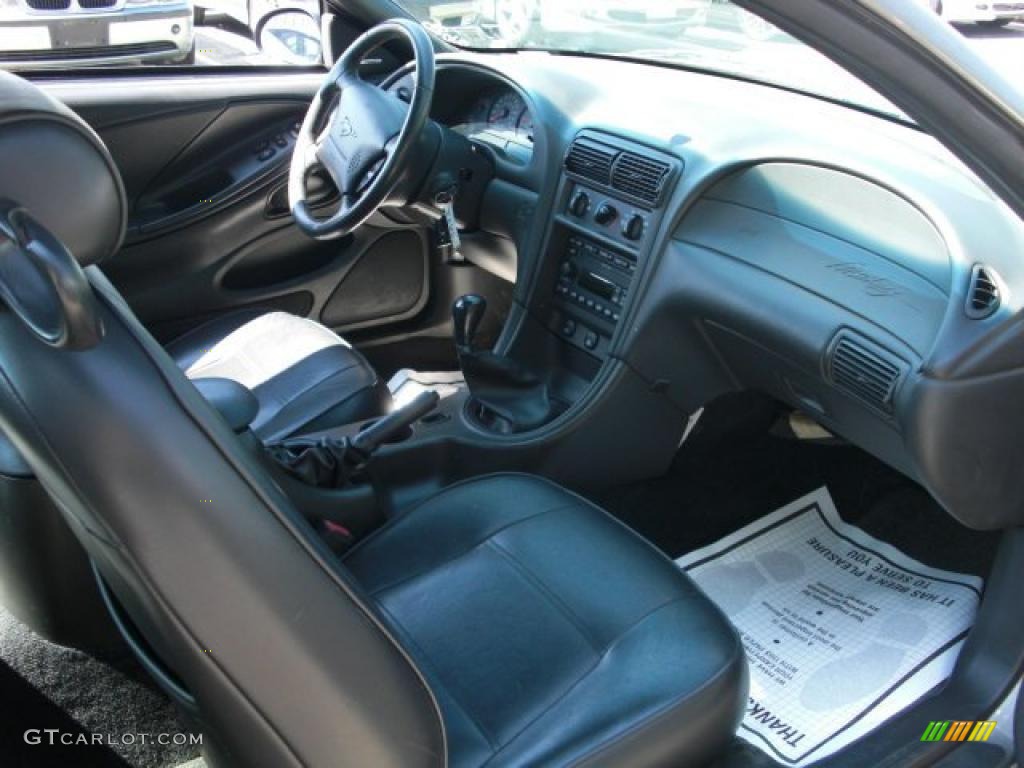 2002 Mustang V6 Coupe - Mineral Grey Metallic / Dark Charcoal photo #10