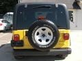2000 Solar Yellow Jeep Wrangler Sport 4x4  photo #6