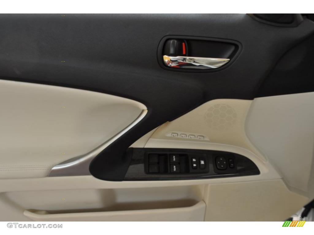 2010 IS 250C Convertible - Starfire White Pearl / Alabaster photo #13