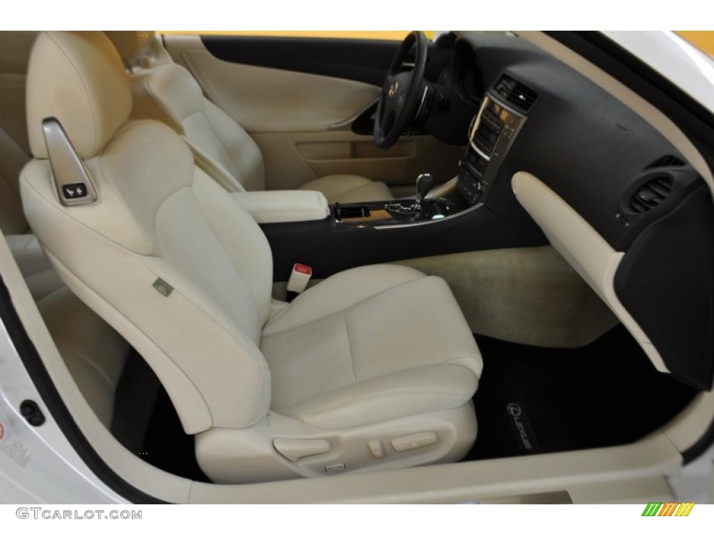 2010 IS 250C Convertible - Starfire White Pearl / Alabaster photo #17