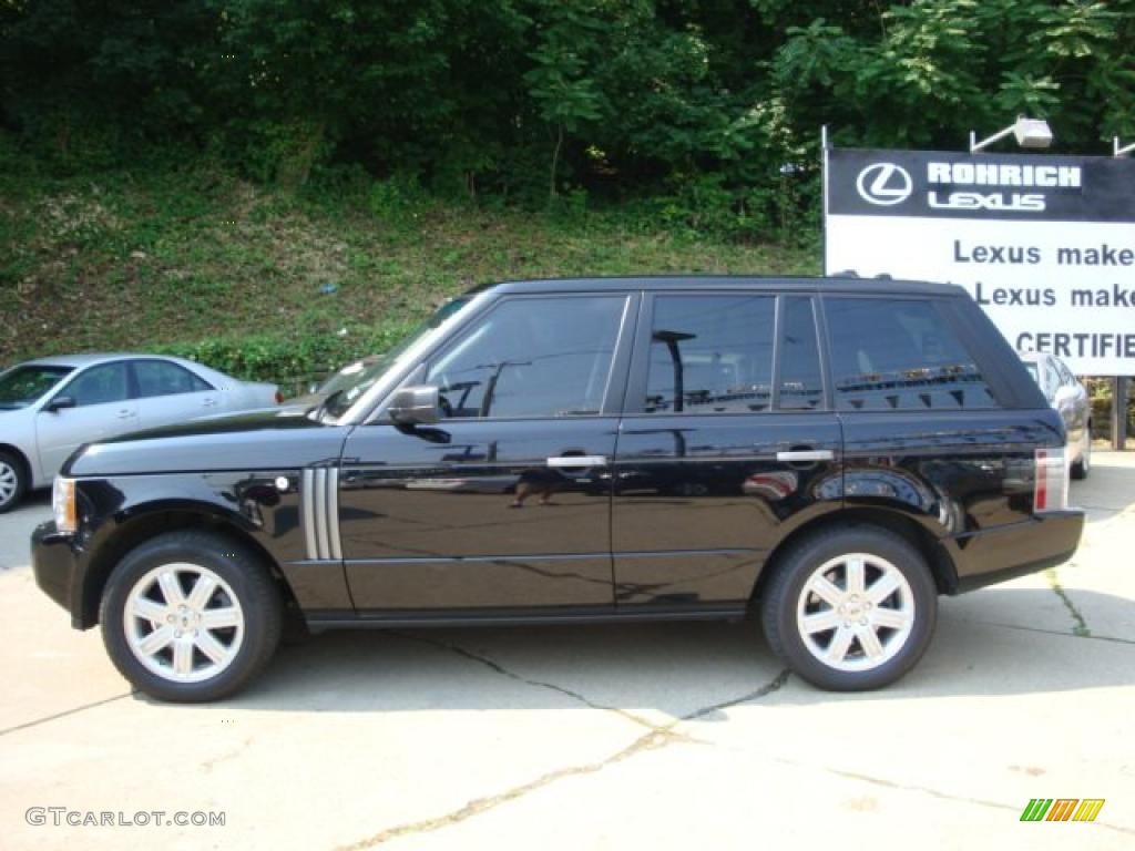 2007 Range Rover HSE - Java Black Pearl / Charcoal photo #2