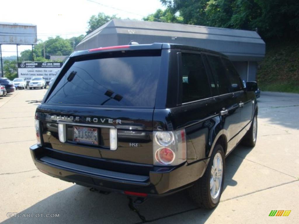 2007 Range Rover HSE - Java Black Pearl / Charcoal photo #5