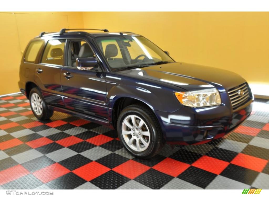 2006 Forester 2.5 X Premium - Regal Blue Pearl / Graphite Gray photo #1