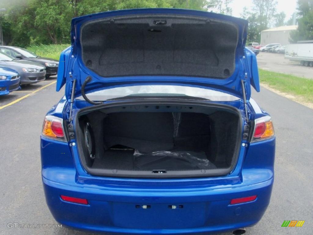 2010 Lancer GTS - Octane Blue Metallic / Black photo #20