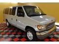 2002 Silver Metallic Ford E Series Van E350 XLT 15 Passenger  photo #1