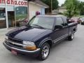 2000 Indigo Blue Metallic Chevrolet S10 LS Extended Cab  photo #3