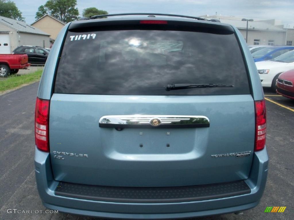 2010 Town & Country Touring - Clearwater Blue Pearl / Medium Slate Gray/Light Shale photo #11