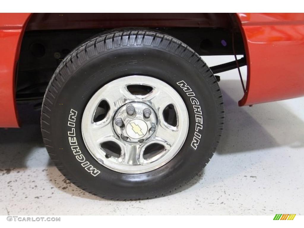 2002 Silverado 1500 Work Truck Regular Cab - Victory Red / Graphite Gray photo #10