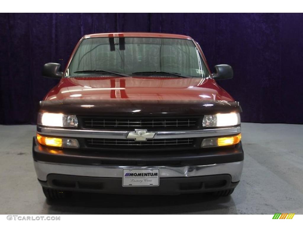 2002 Silverado 1500 Work Truck Regular Cab - Victory Red / Graphite Gray photo #16