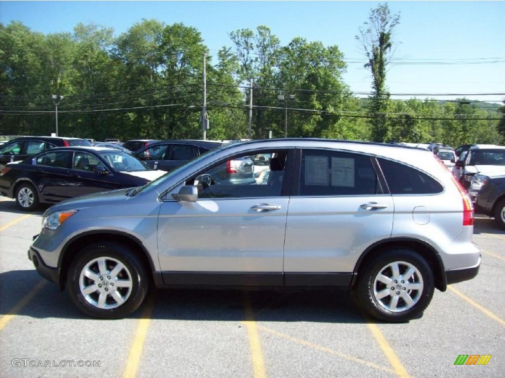 2008 CR-V EX-L 4WD - Whistler Silver Metallic / Black photo #25