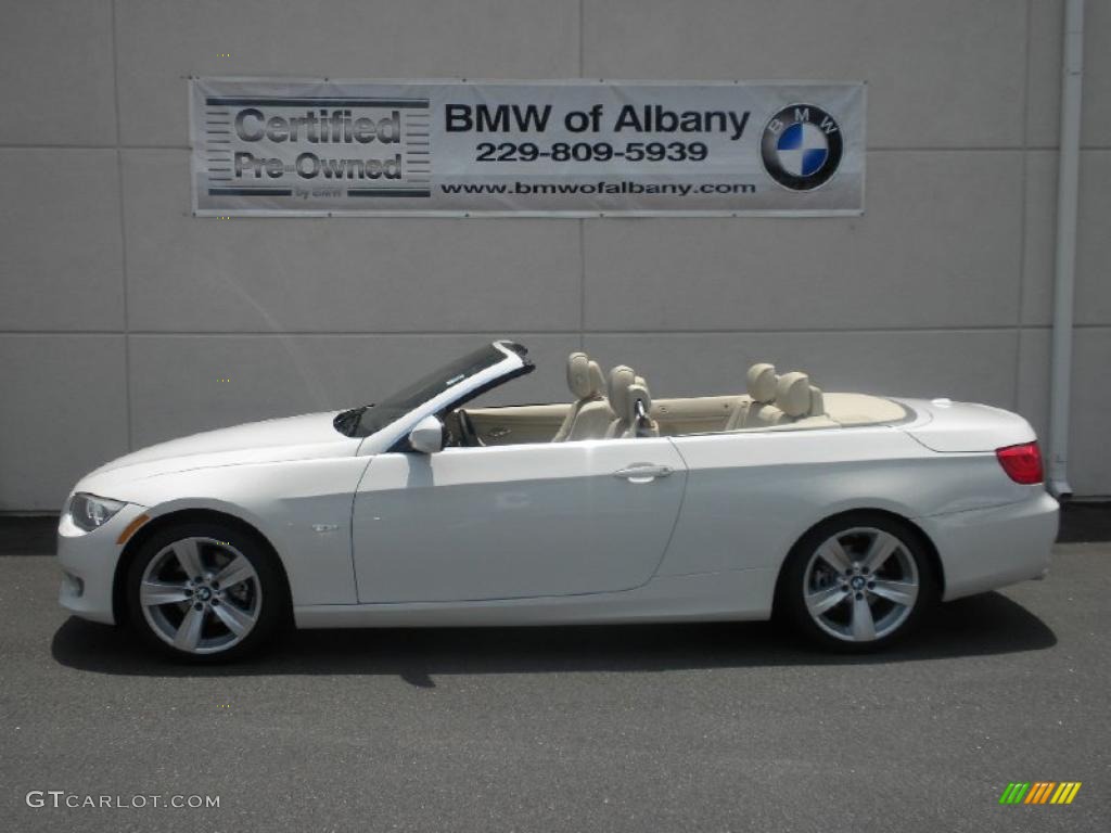 2008 3 Series 328i Convertible - Alpine White / Cream Beige photo #1