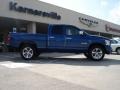 2008 Electric Blue Pearl Dodge Ram 1500 Sport Quad Cab 4x4  photo #2