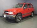 2002 Wildfire Red Chevrolet Tracker 4WD Hard Top  photo #1