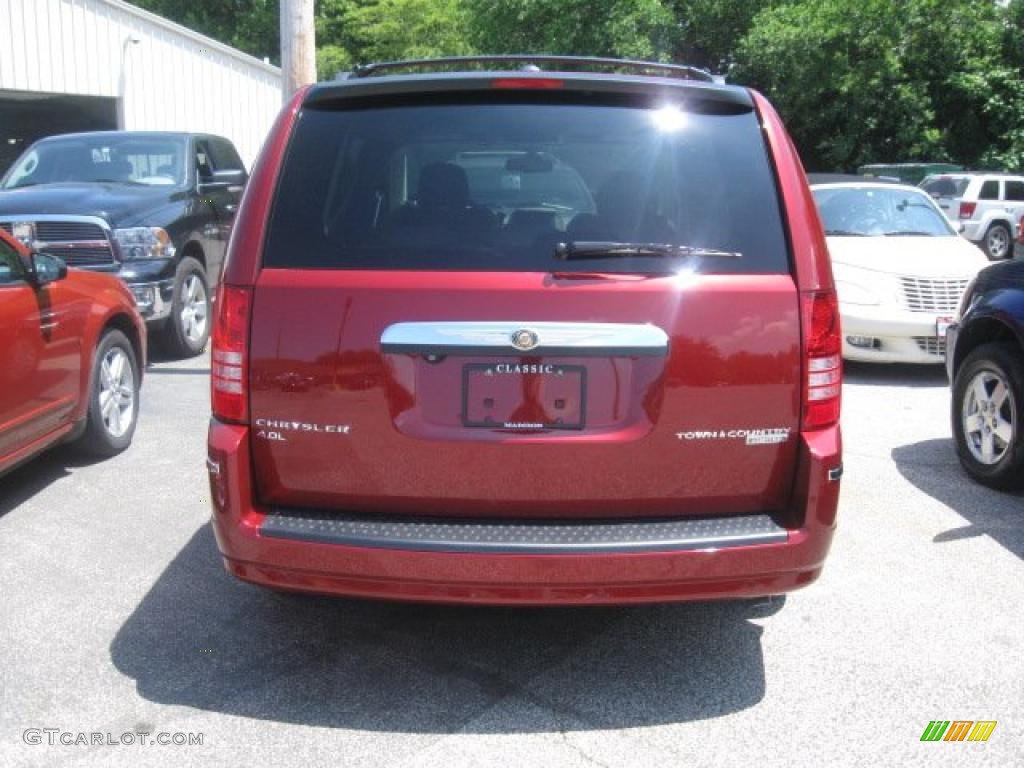 2010 Town & Country Limited - Inferno Red Crystal Pearl / Medium Slate Gray/Light Shale photo #5