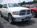 2010 Stone White Dodge Ram 1500 Big Horn Quad Cab 4x4  photo #3