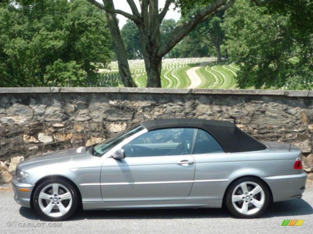 2004 3 Series 325i Convertible - Silver Grey Metallic / Grey photo #5