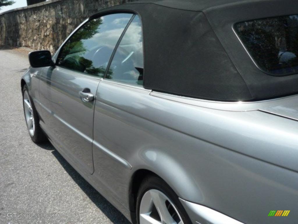2004 3 Series 325i Convertible - Silver Grey Metallic / Grey photo #15