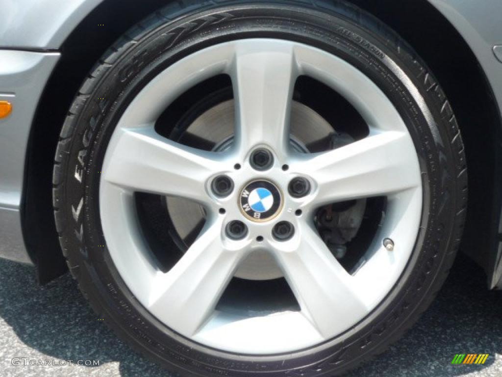 2004 3 Series 325i Convertible - Silver Grey Metallic / Grey photo #28
