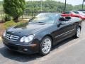 2008 Obsidian Black Metallic Mercedes-Benz CLK 350 Cabriolet  photo #1