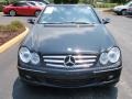 2008 Obsidian Black Metallic Mercedes-Benz CLK 350 Cabriolet  photo #2