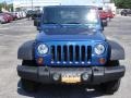 2009 Deep Water Blue Pearl Coat Jeep Wrangler X 4x4  photo #2