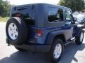 2009 Deep Water Blue Pearl Coat Jeep Wrangler X 4x4  photo #4