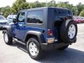 2009 Deep Water Blue Pearl Coat Jeep Wrangler X 4x4  photo #6