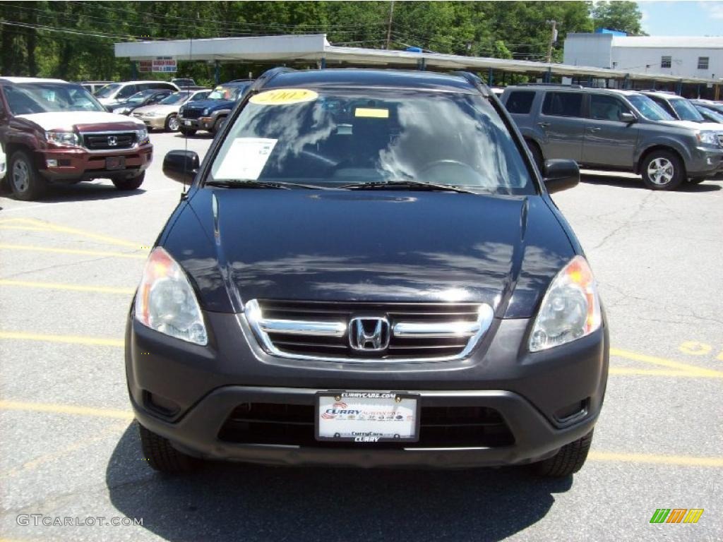 2002 CR-V LX - Nighthawk Black Pearl / Black photo #3