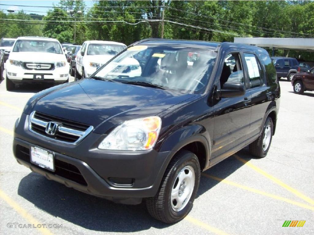 2002 CR-V LX - Nighthawk Black Pearl / Black photo #20