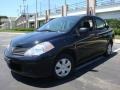 2009 Super Black Nissan Versa 1.6 Sedan  photo #1