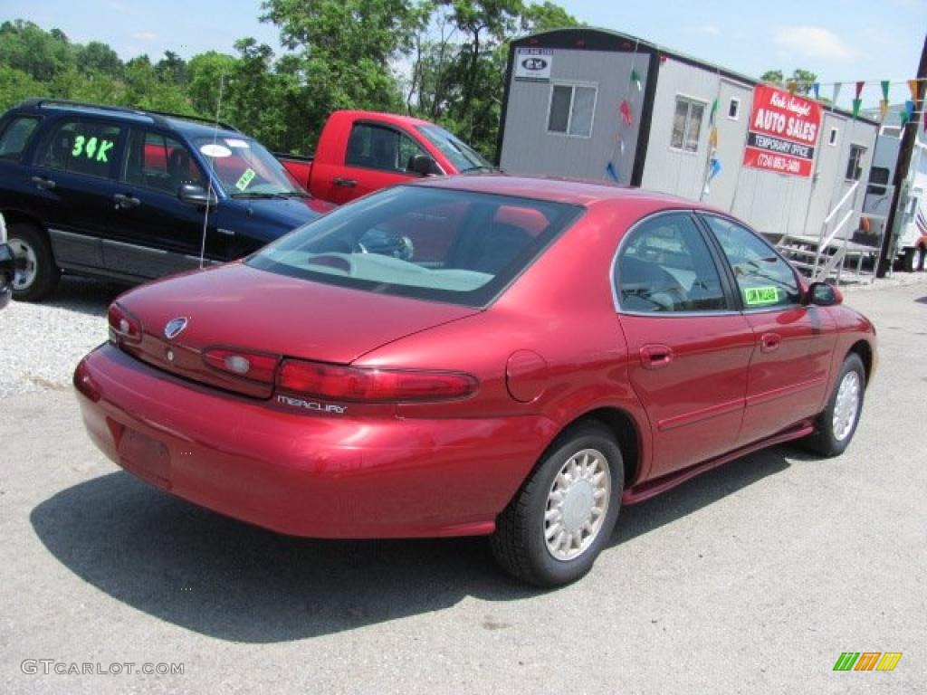 1997 Sable GS Sedan - Toreador Red Metallic / Medium Graphite photo #10