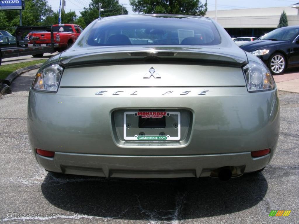 2008 Eclipse GS Coupe - Optimist Green Metallic / Dark Charcoal photo #4