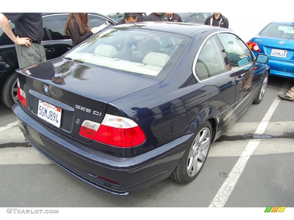 2003 3 Series 325i Coupe - Orient Blue Metallic / Sand photo #3