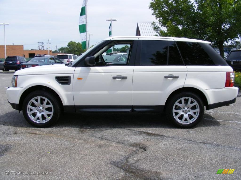 2008 Range Rover Sport HSE - Alaska White / Ebony Black photo #2