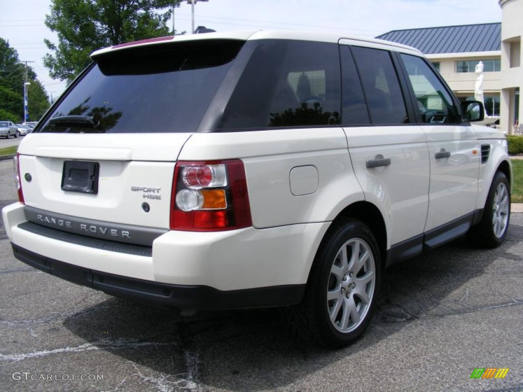2008 Range Rover Sport HSE - Alaska White / Ebony Black photo #5
