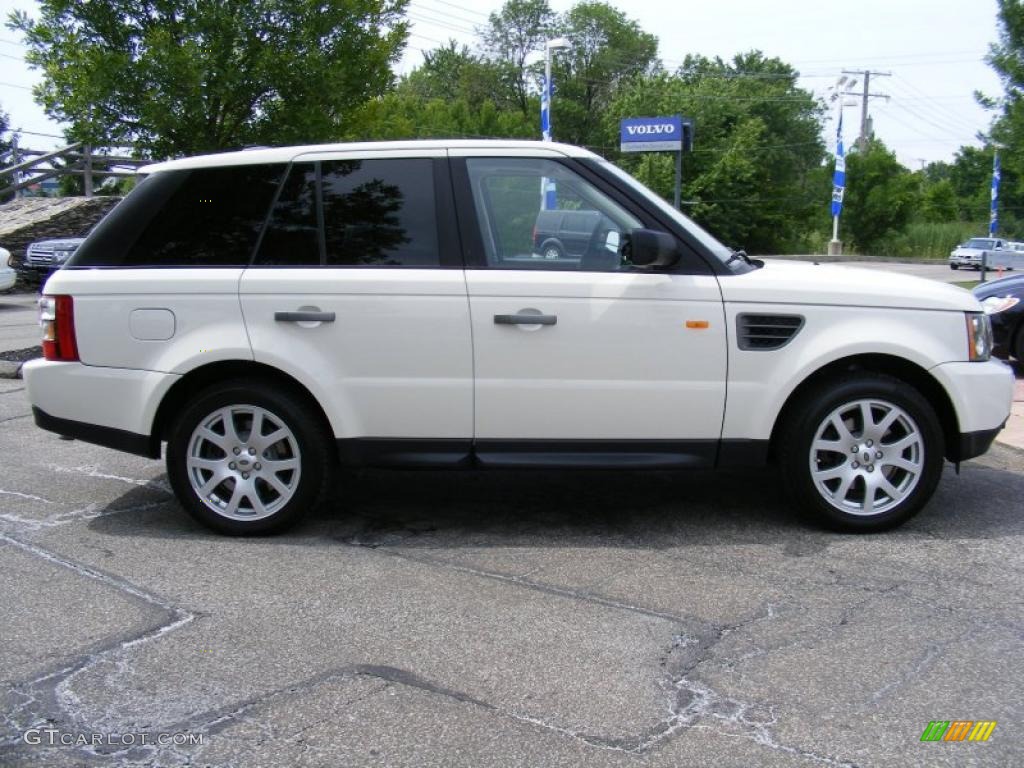 2008 Range Rover Sport HSE - Alaska White / Ebony Black photo #6