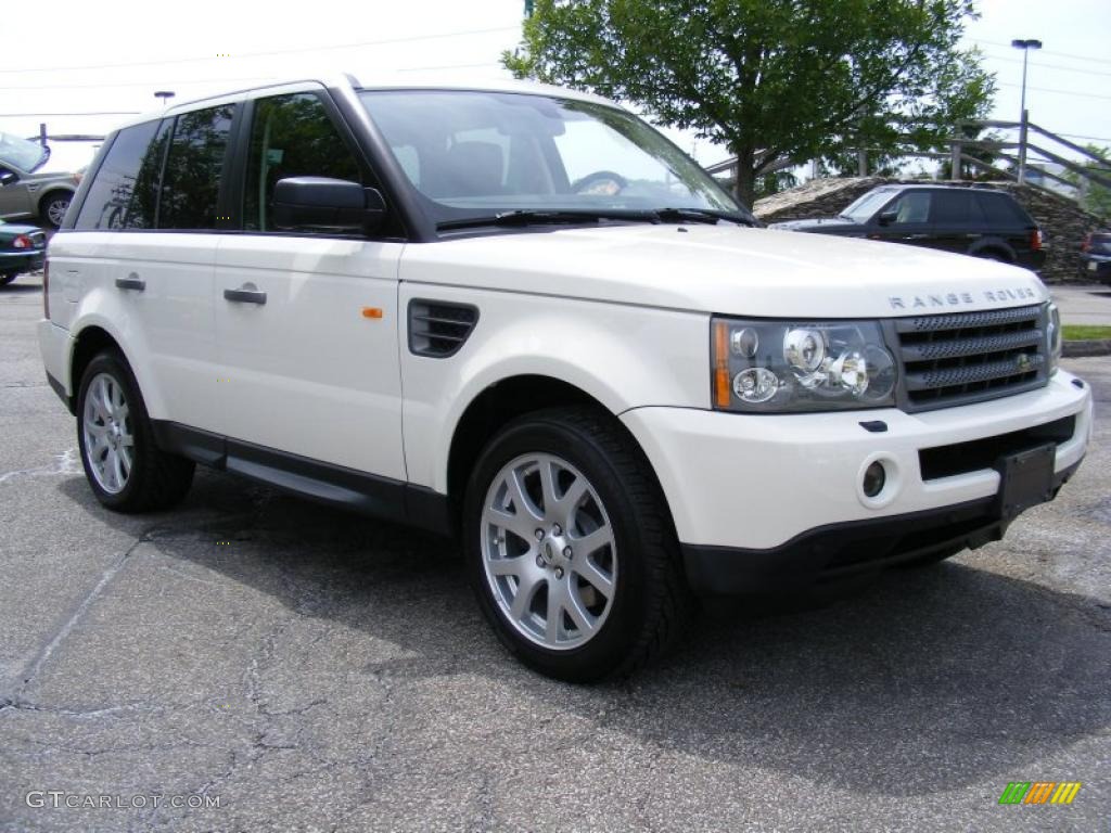 2008 Range Rover Sport HSE - Alaska White / Ebony Black photo #7