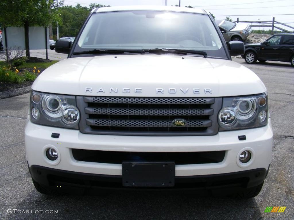 2008 Range Rover Sport HSE - Alaska White / Ebony Black photo #8
