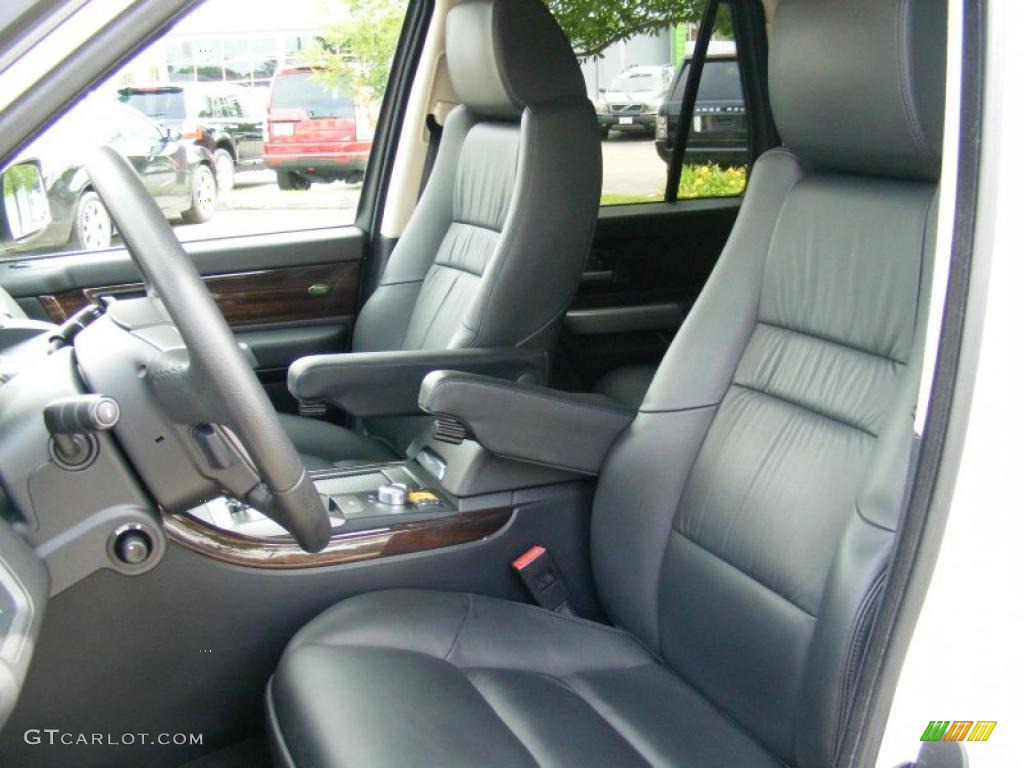 2008 Range Rover Sport HSE - Alaska White / Ebony Black photo #9