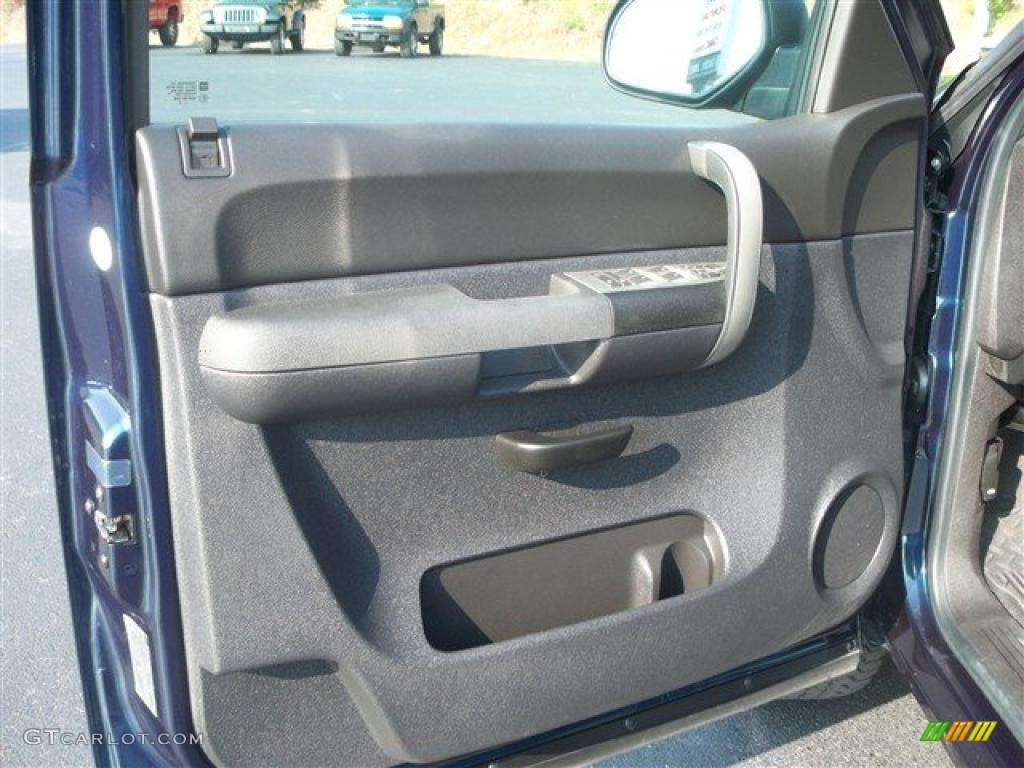2009 Silverado 1500 LT Extended Cab 4x4 - Blue Granite Metallic / Ebony photo #7