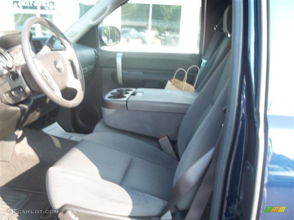 2009 Silverado 1500 LT Extended Cab 4x4 - Blue Granite Metallic / Ebony photo #8