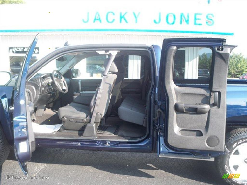 2009 Silverado 1500 LT Extended Cab 4x4 - Blue Granite Metallic / Ebony photo #10