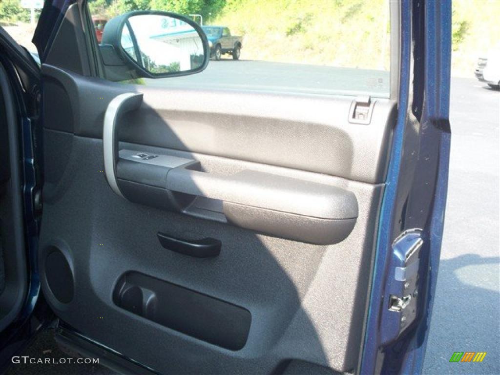 2009 Silverado 1500 LT Extended Cab 4x4 - Blue Granite Metallic / Ebony photo #11