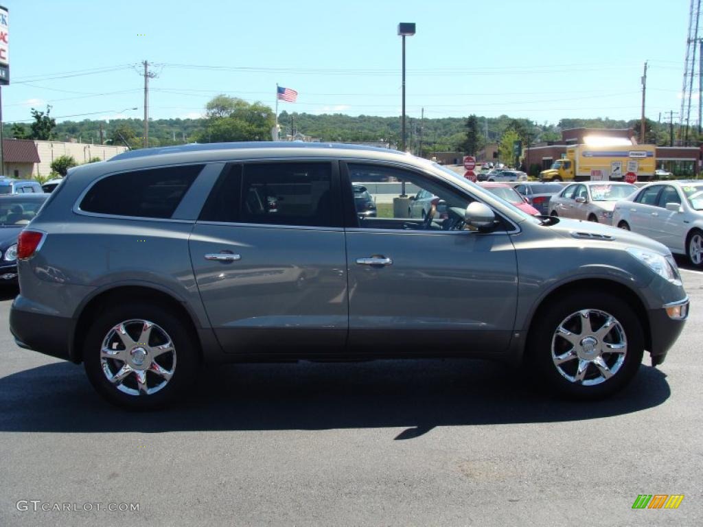 2008 Enclave CXL AWD - Blue Gold Crystal Metallic / Ebony/Ebony photo #7