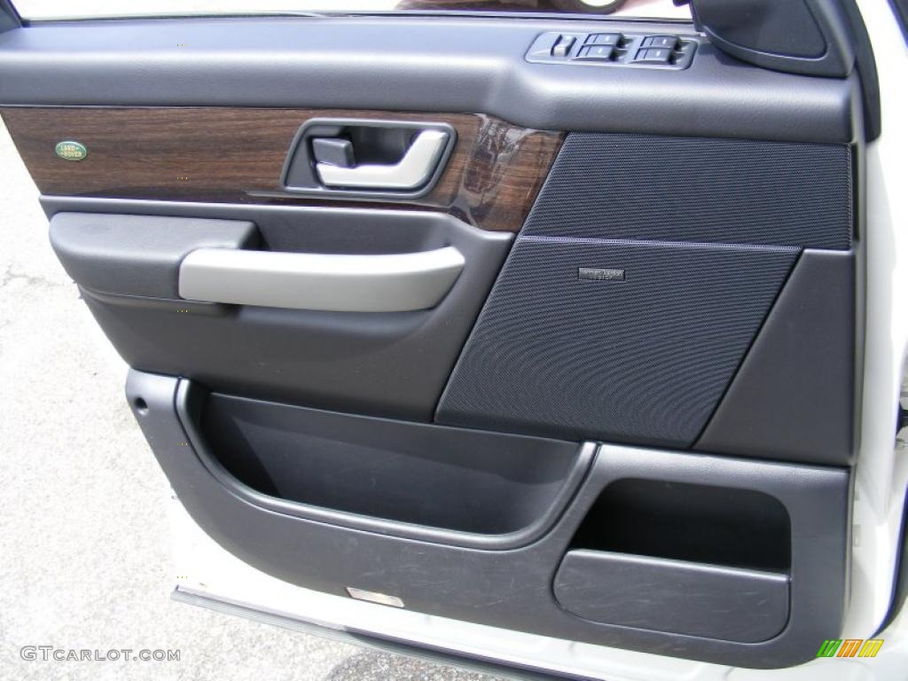 2008 Range Rover Sport HSE - Alaska White / Ebony Black photo #25