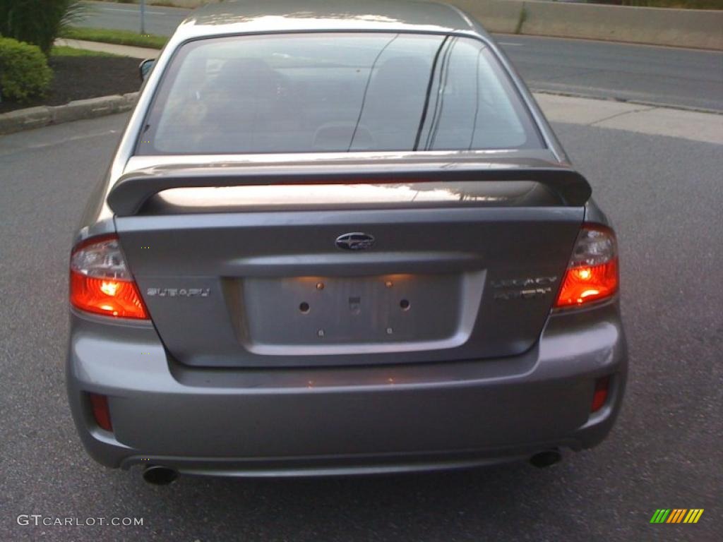 2008 Legacy 2.5 GT Limited Sedan - Quartz Silver Metallic / Off Black photo #4